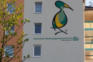 Fassadenwerbung Chemnitz Eislebener Straße